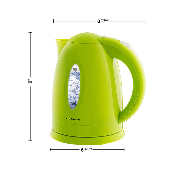 Ovente 1.7 qt. Plastic Electric Tea Kettle & Reviews Wayfair